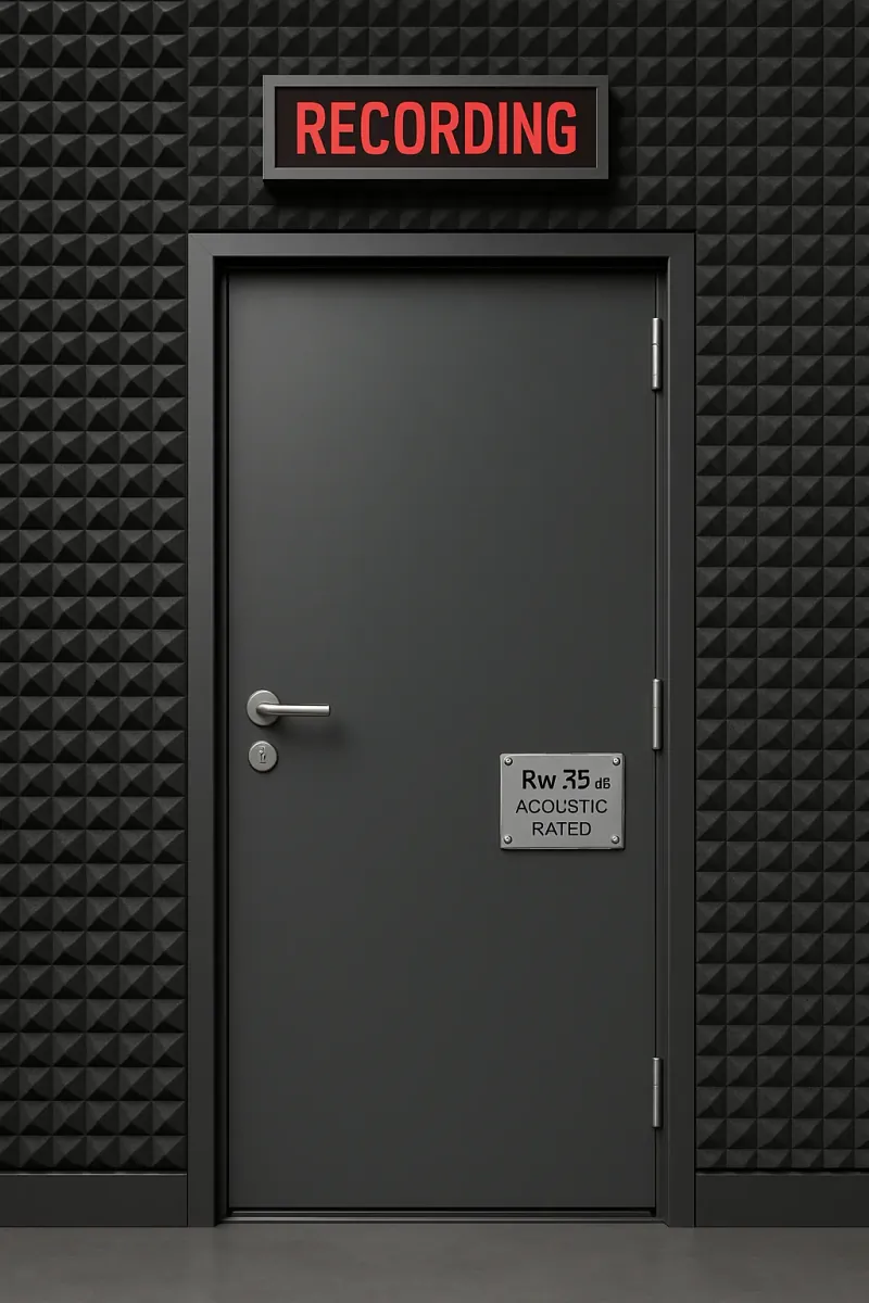 acoustic rated steel doors - professional steel doors available in colchester from UK manufacturers